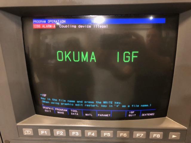 Okuma LU-15II/MW, Machine ID: 7478